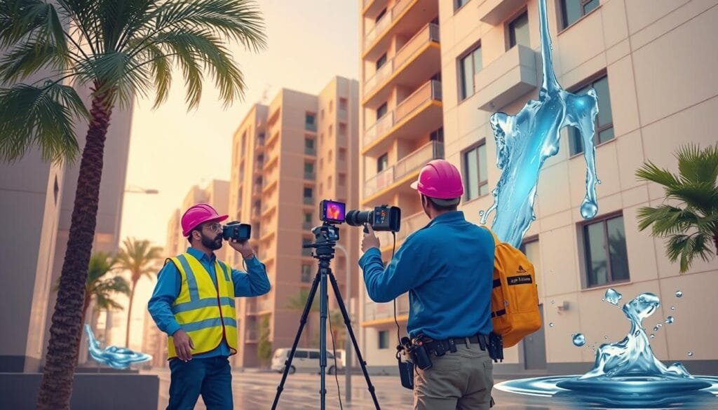 خدمة كشف التسربات بجدية