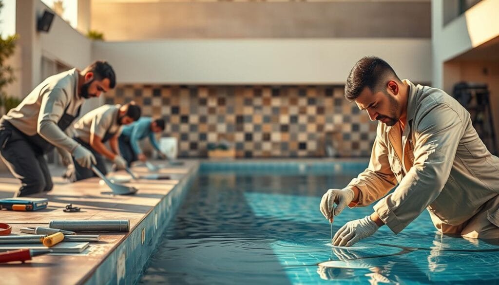 فريق العمل في خدمات الترميم