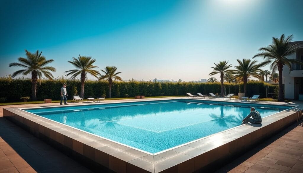 ميزات شركة إنشاء مسابح